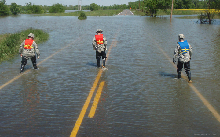 North Dakota flood response, National Guard, Emergency Response, Flood Rescue
